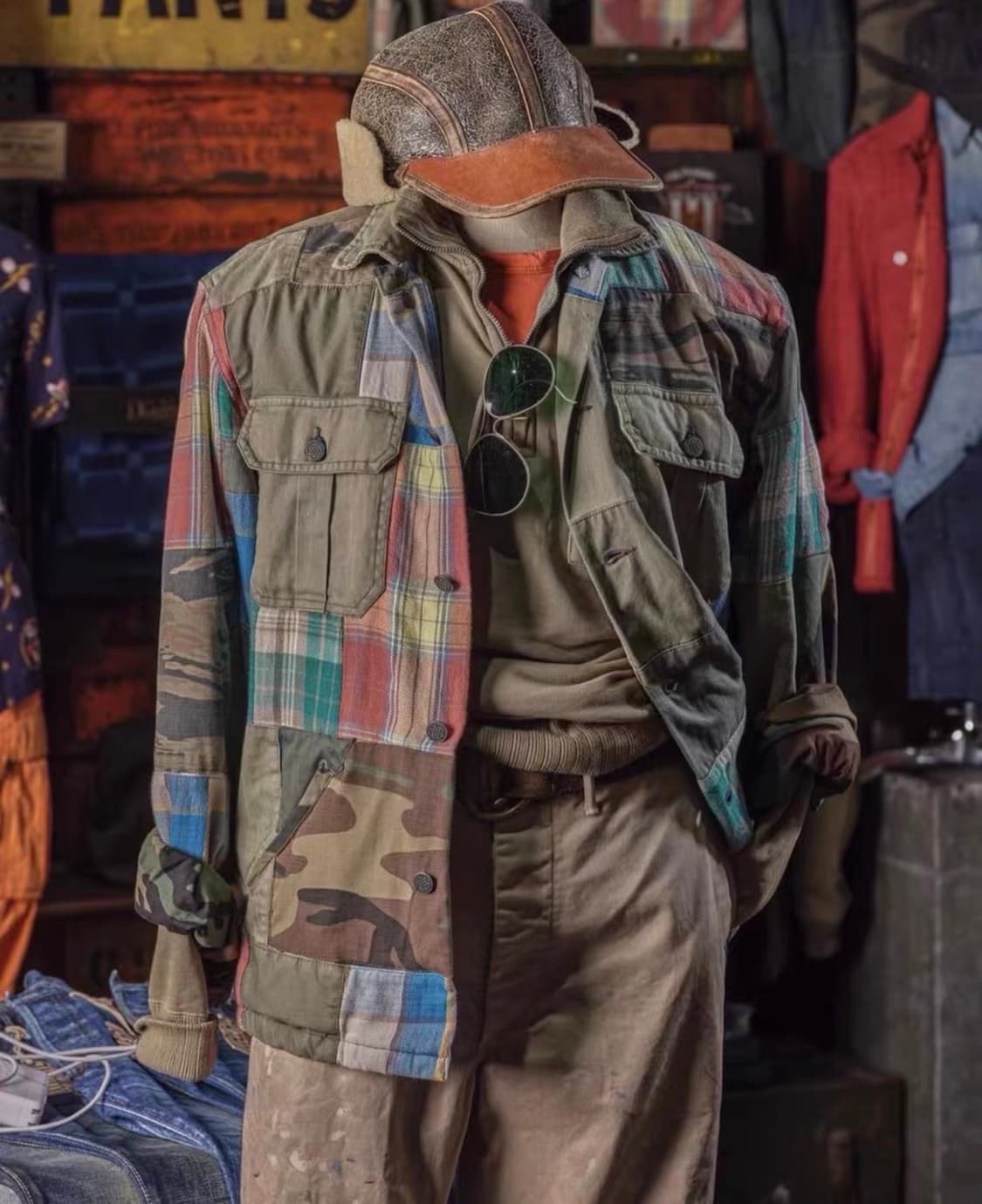 rrl 패치워크 자켓 L 새상품 상품이미지1