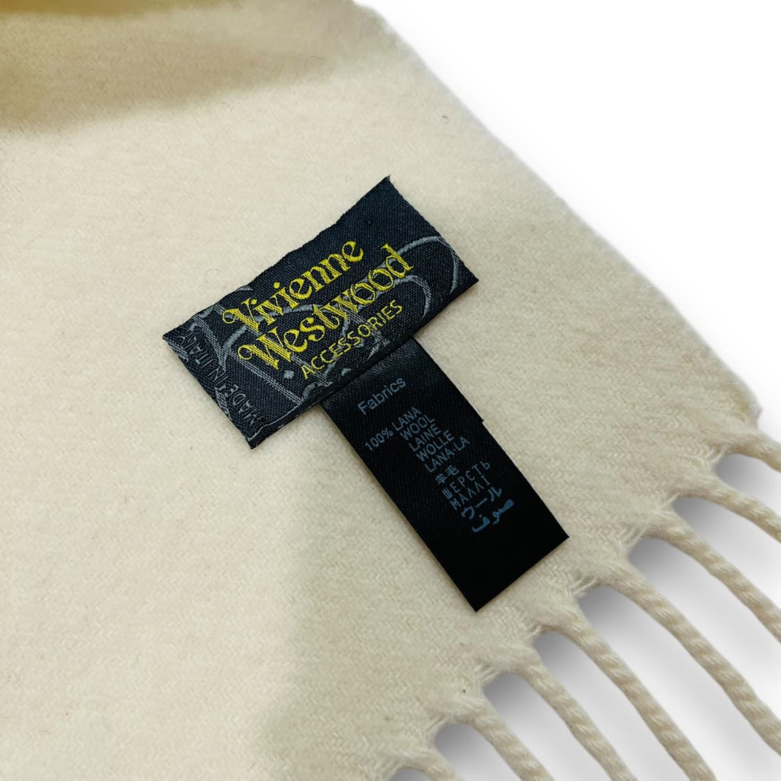 비비안 웨스트우드 ORB 아이보리 빈티지 머플러 상품이미지6