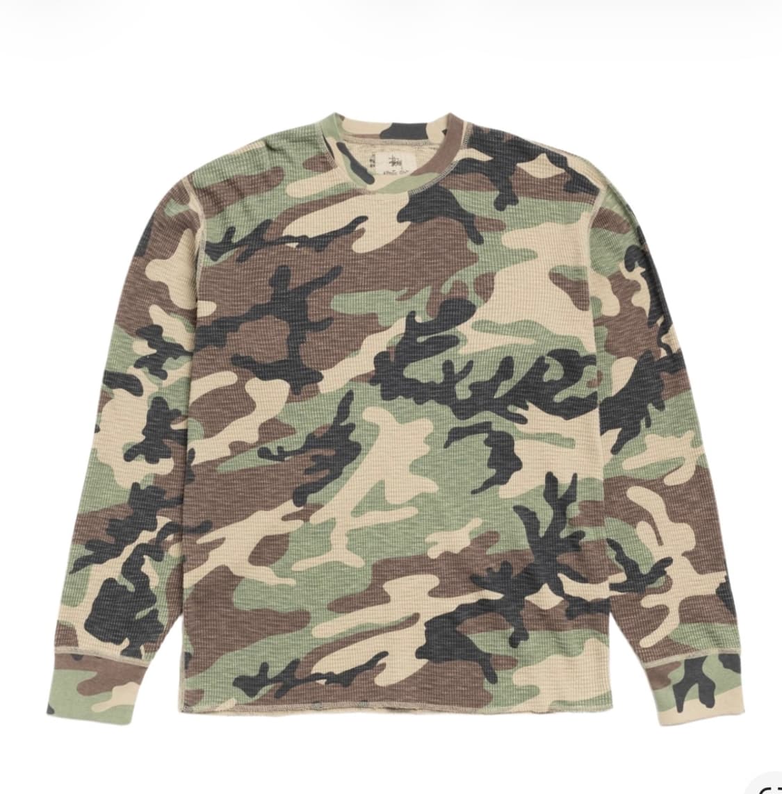 스투시 피그먼트 다이드 써멀 카모 롱슬리브 m 상품이미지1