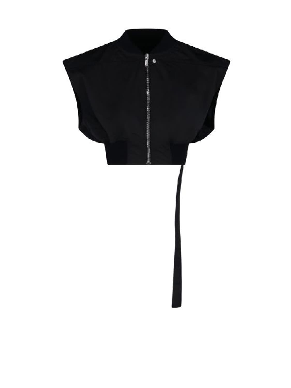 릭오웬스 로고 밴드 슬리브리스 봄버 자켓 베스트 상품이미지3