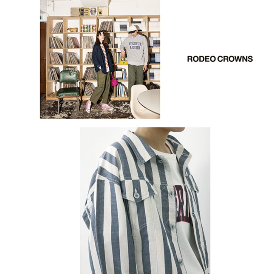 RODEO CROWNS 스트라이프자켓 상품이미지1