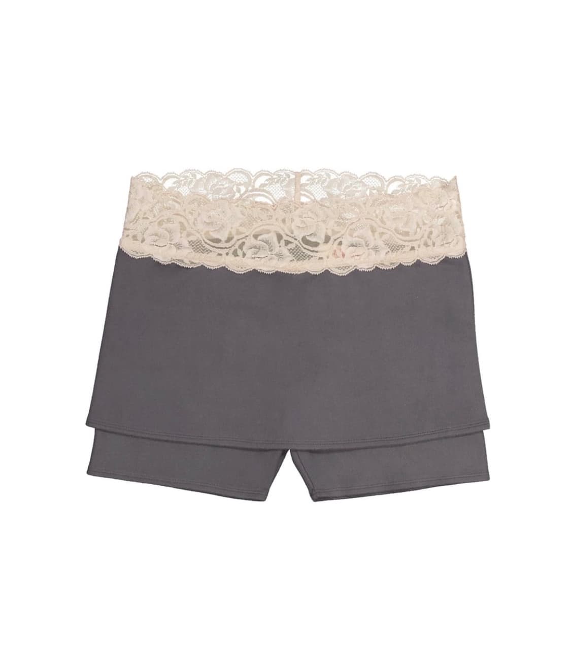 키야기 레이스 숏츠 스커트 팬츠 차콜 그레이 핑크 베이지 상품이미지1
