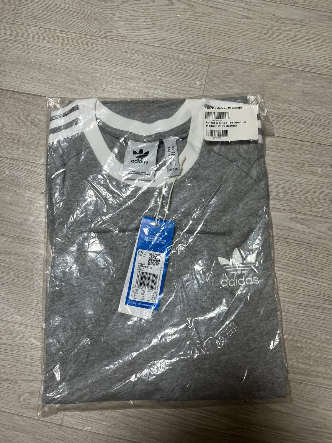 [US M] 아디다스 아디컬러 3선 스트라이프 반팔 티셔츠 상품이미지1