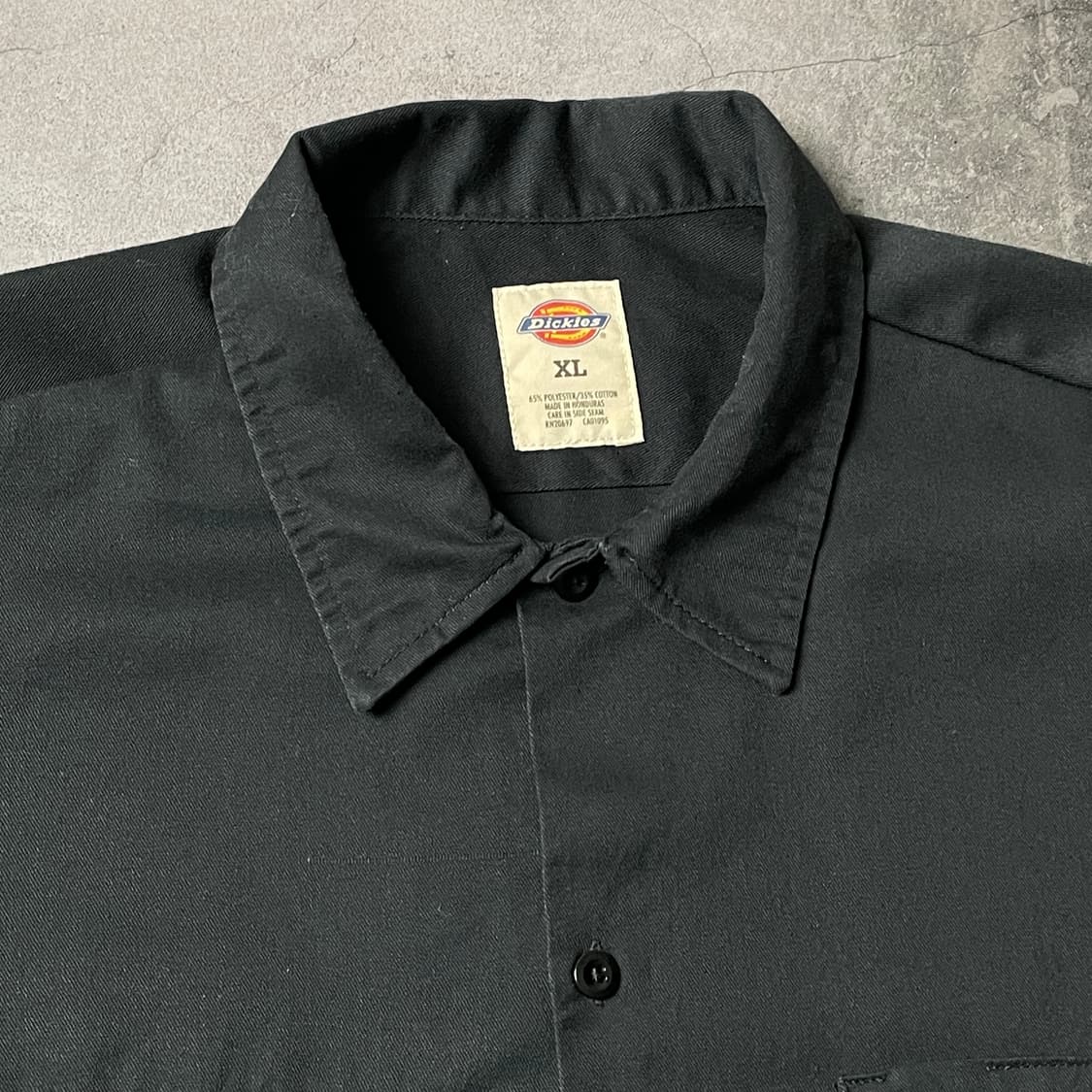 DICKIES 디키즈 빈티지 블랙 플랩포켓 워크 셔츠 A00899 상품이미지2