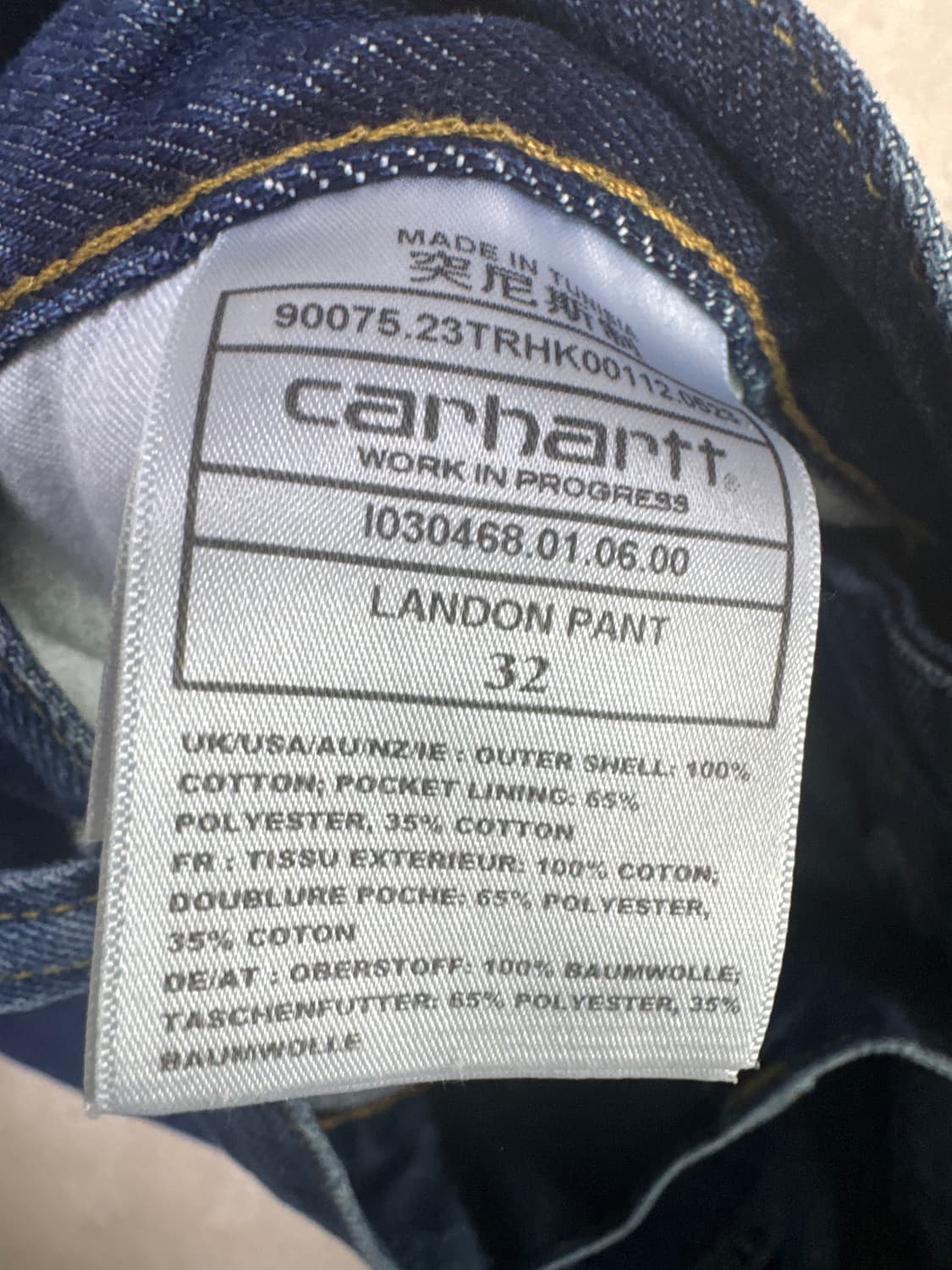 칼하트wip Landon pant  상품이미지4