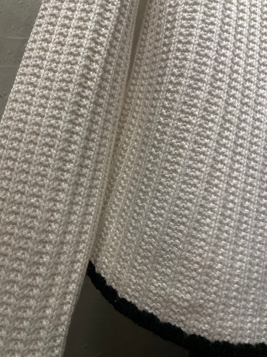 아르마니 익스체인지 아이보리 니트 55~66 상품이미지6