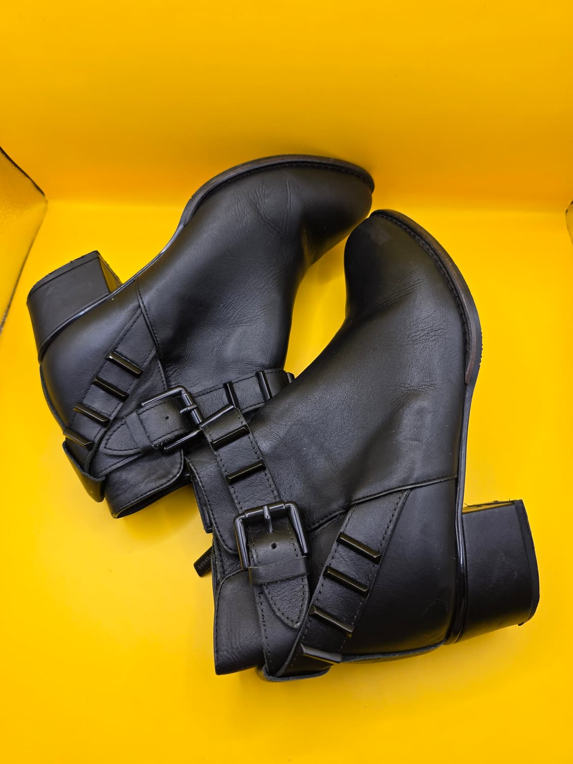 러브바바라 가죽 앵클부츠 230 / 굽4cm 상품이미지7