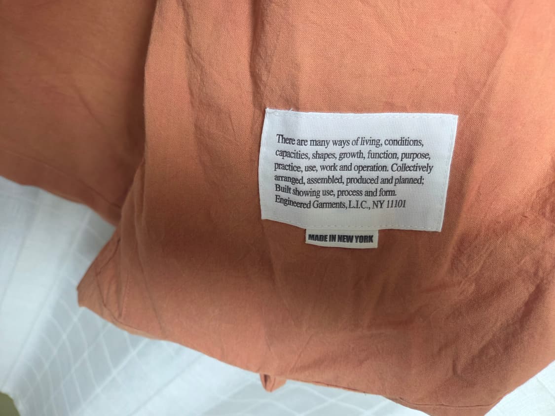 엔지니어드가먼츠 정글 퍼티그 자켓 러스트색상 M사이즈 상품이미지4