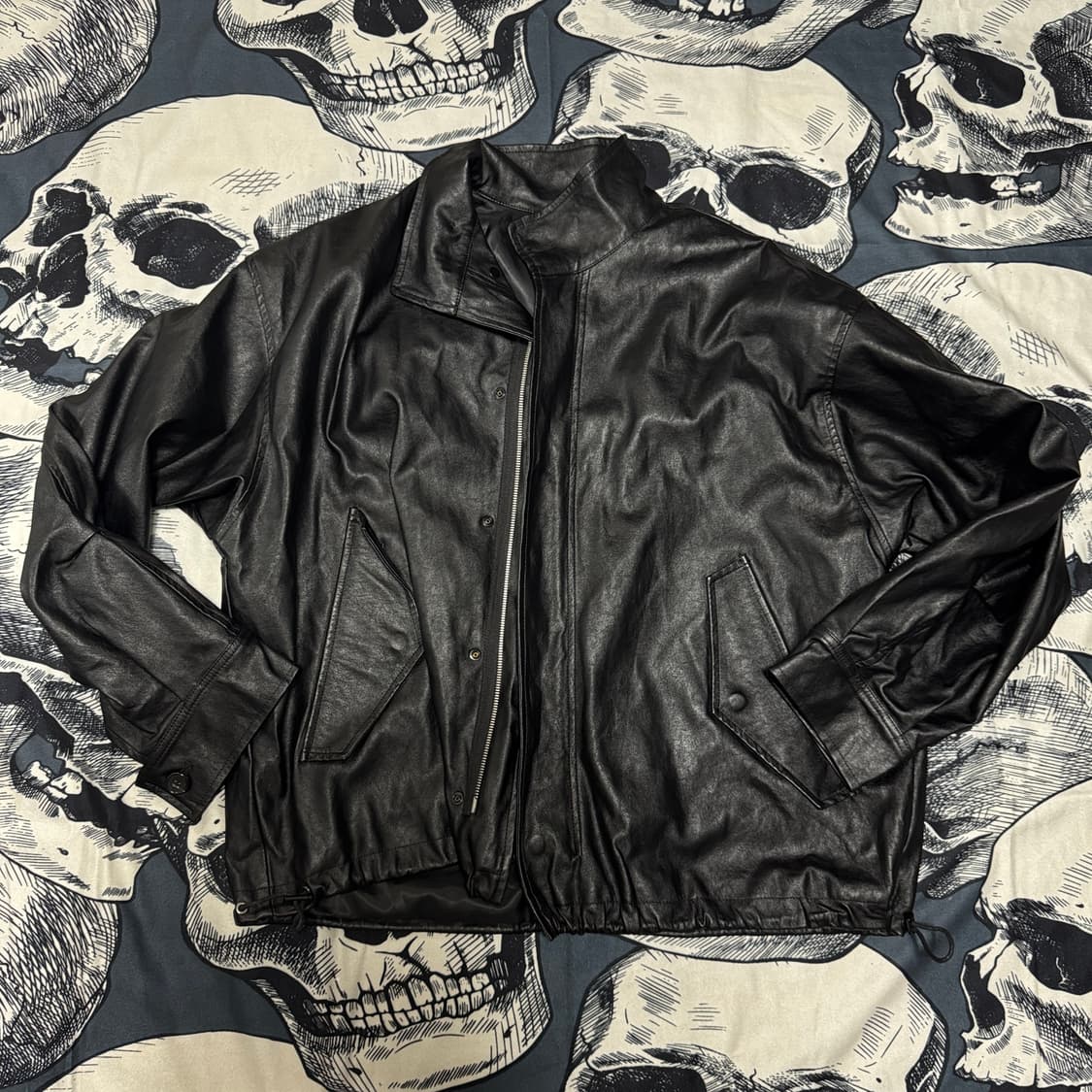 파르티멘토 비건 와이드핏 가죽자켓 L사이즈 상품이미지4