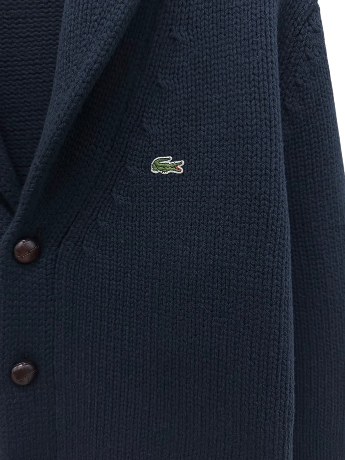 라코스테 울 가디건 네이비 (4,L) 상품이미지3