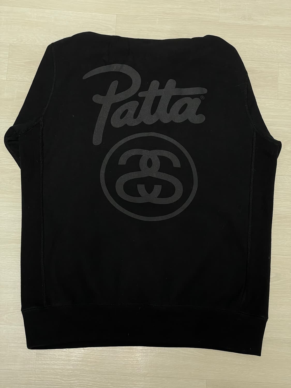 Stussy x Patta 콜라보 후드티 블랙 L 상품이미지1