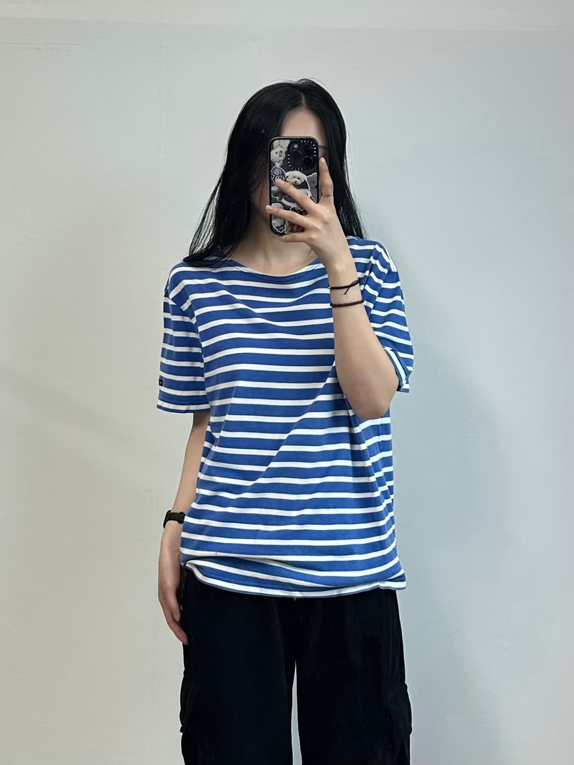 세인트제임스 단가라 스트라이프 반팔 티셔츠 상품이미지1