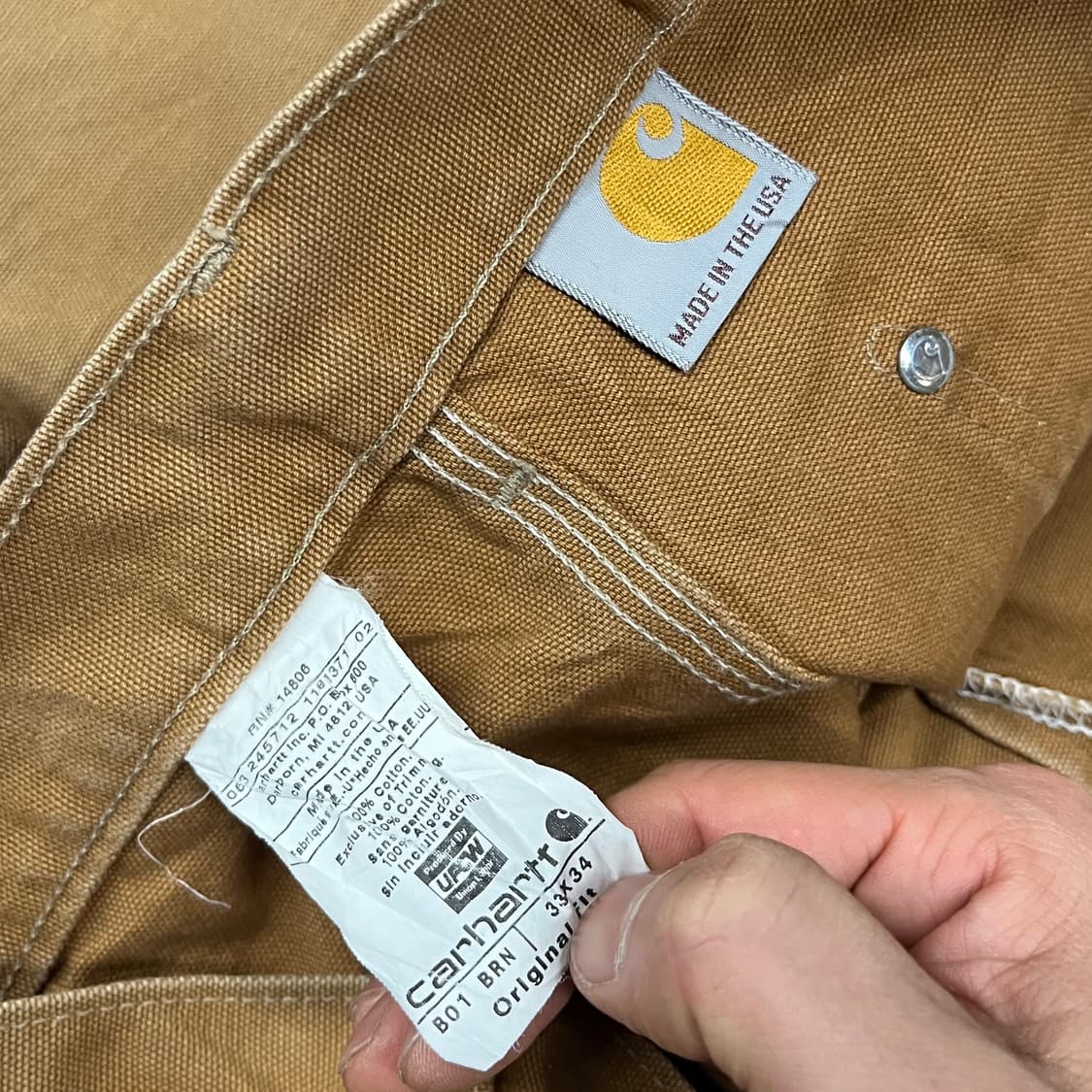 Carhartt 더블니 워크 팬츠 (32“) 상품이미지5