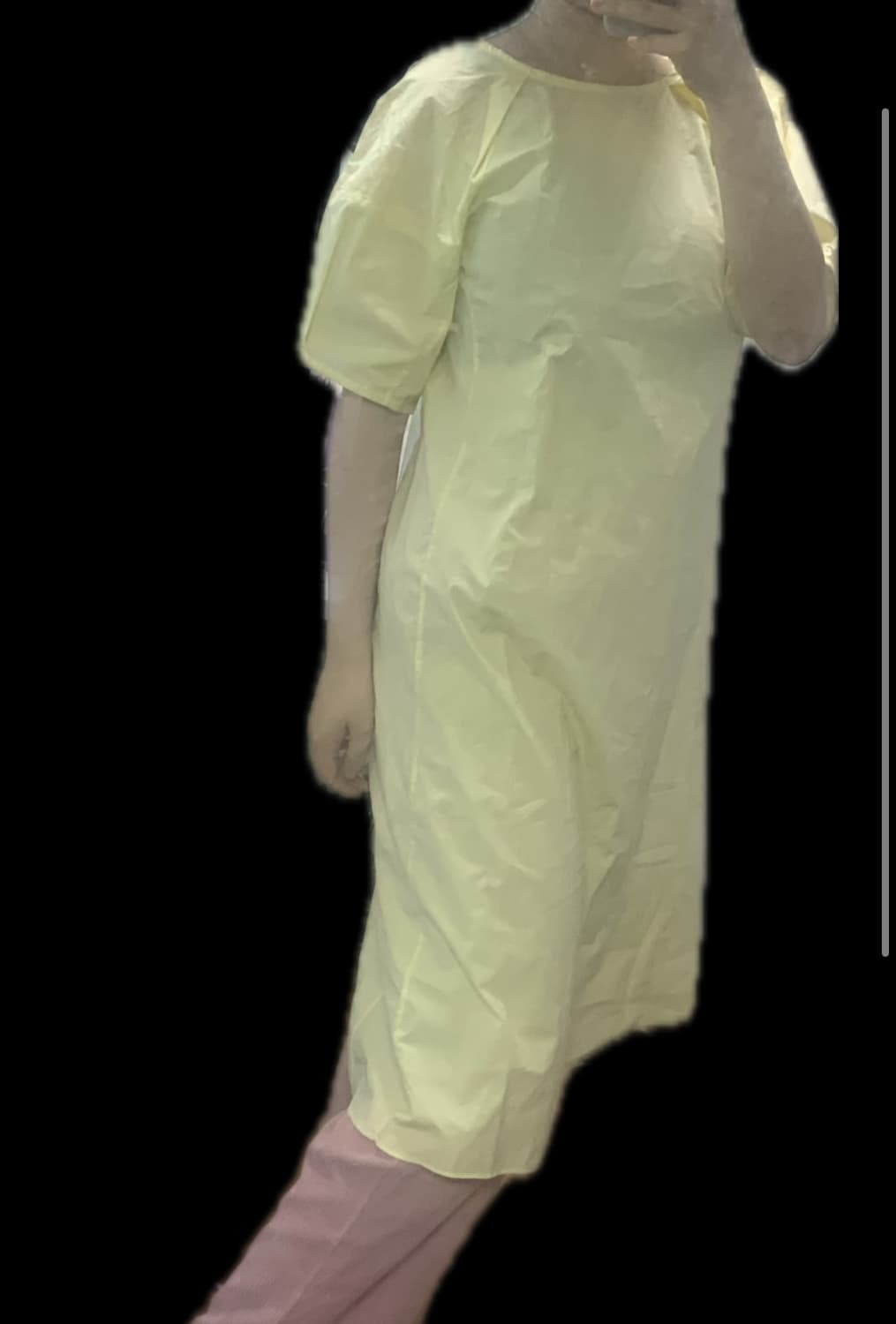 A바스락 노란원피스 상품이미지1