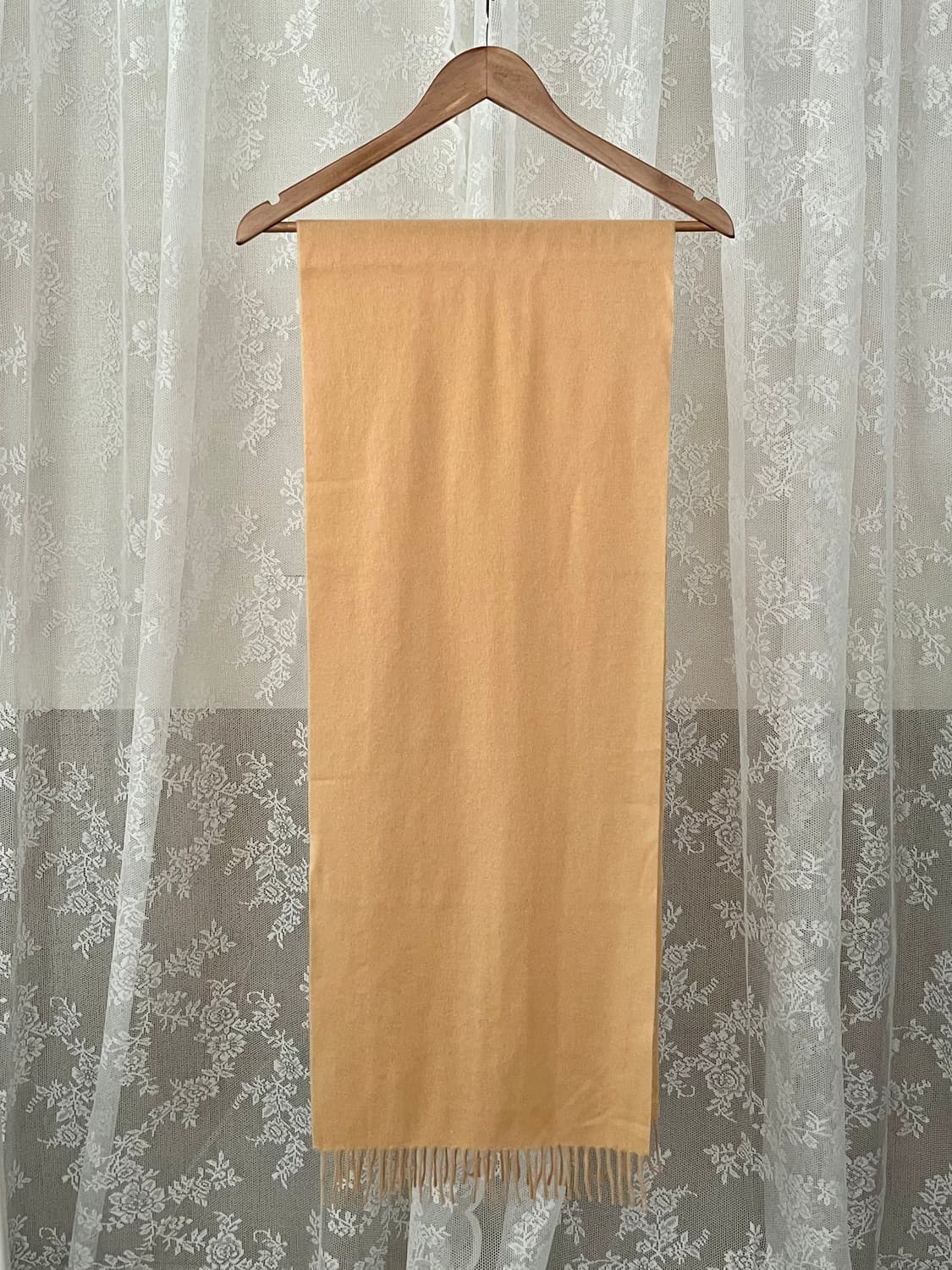 유니클로 캐시미어 100 머플러 버터 옐로우 상품이미지2