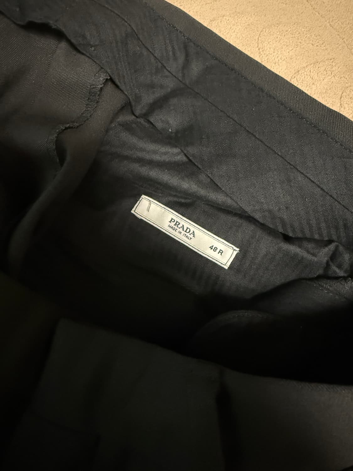 프라다 차콜 트라우저 48 상품이미지3