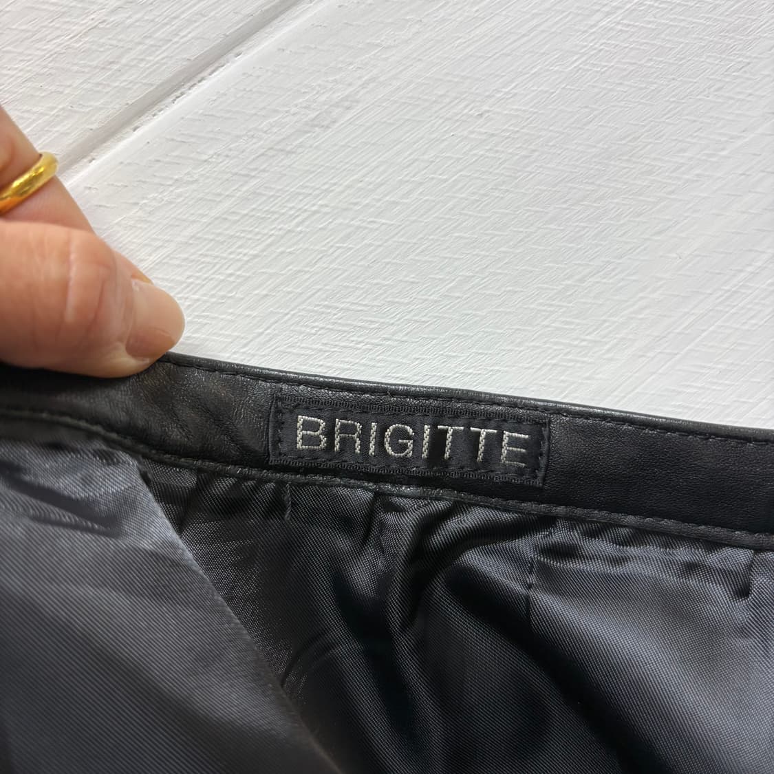 양가죽 램스킨 미디 스커트 JPN 상품이미지8