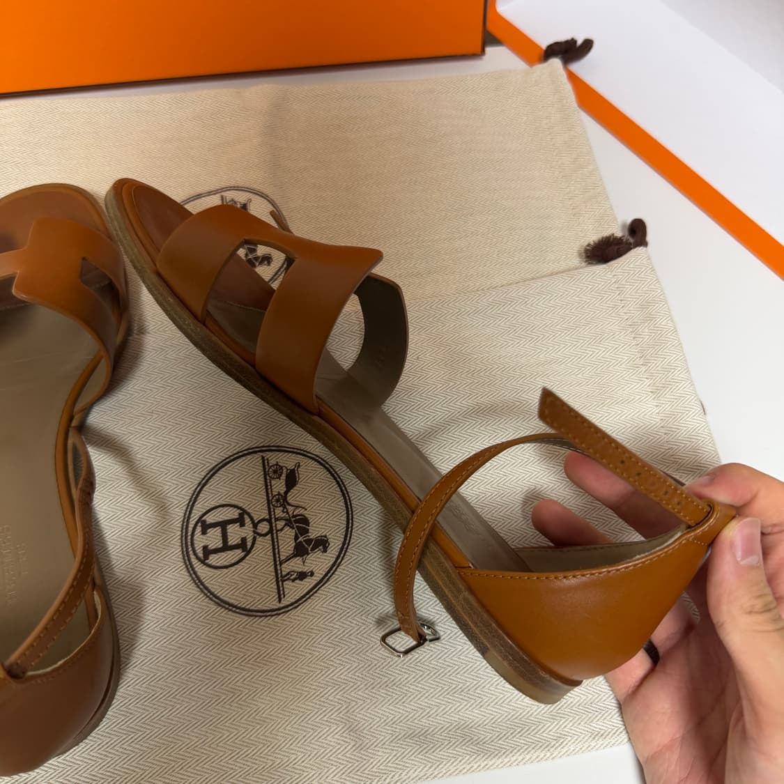 에르메스 산토리니 샌들 37 상품이미지5