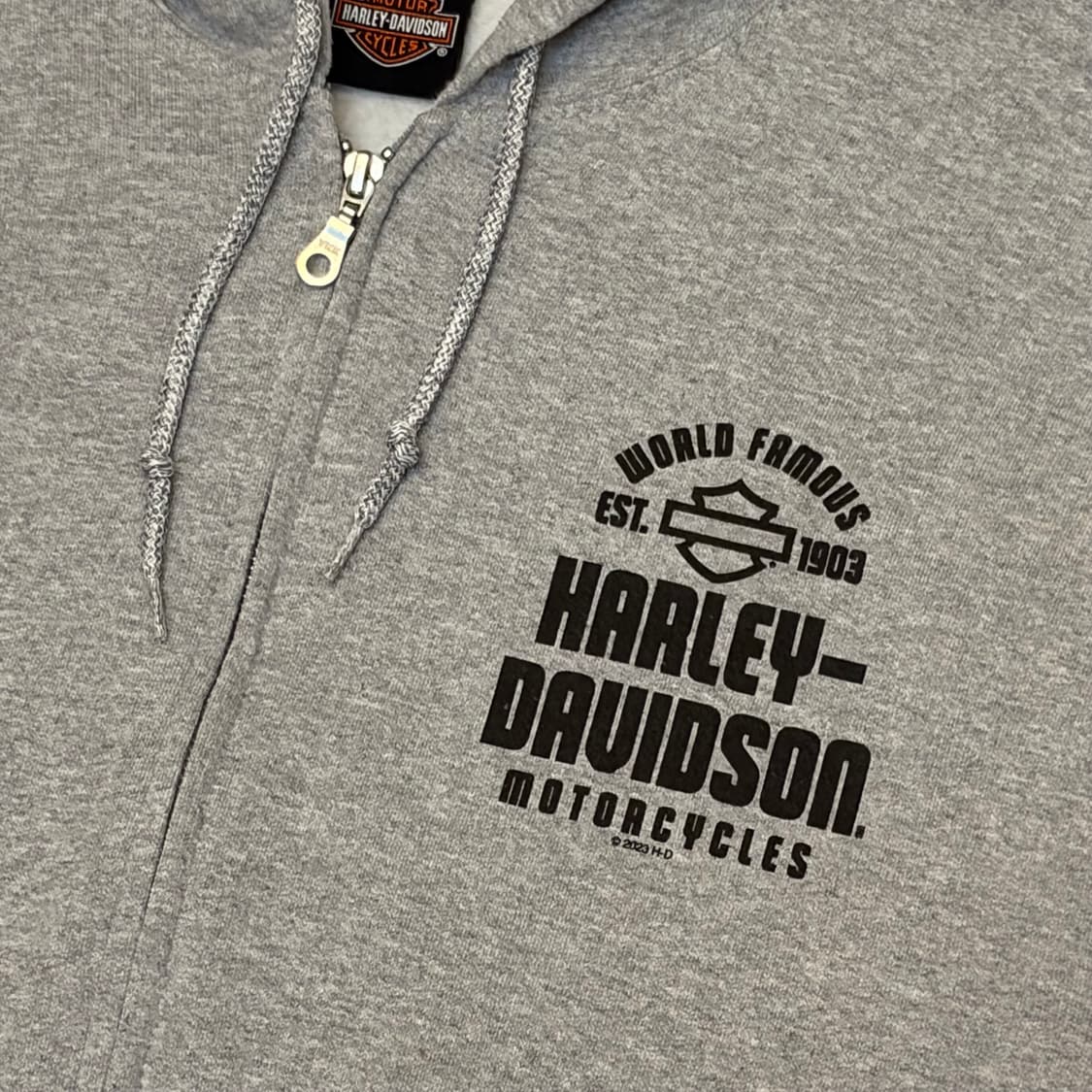 00s 미국 빈티지 할리데이비슨 후드티 후드집업 상품이미지4