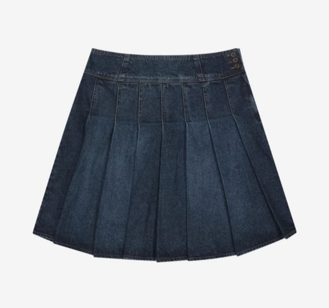 코이세이오 딥데님 스커트 상품이미지1