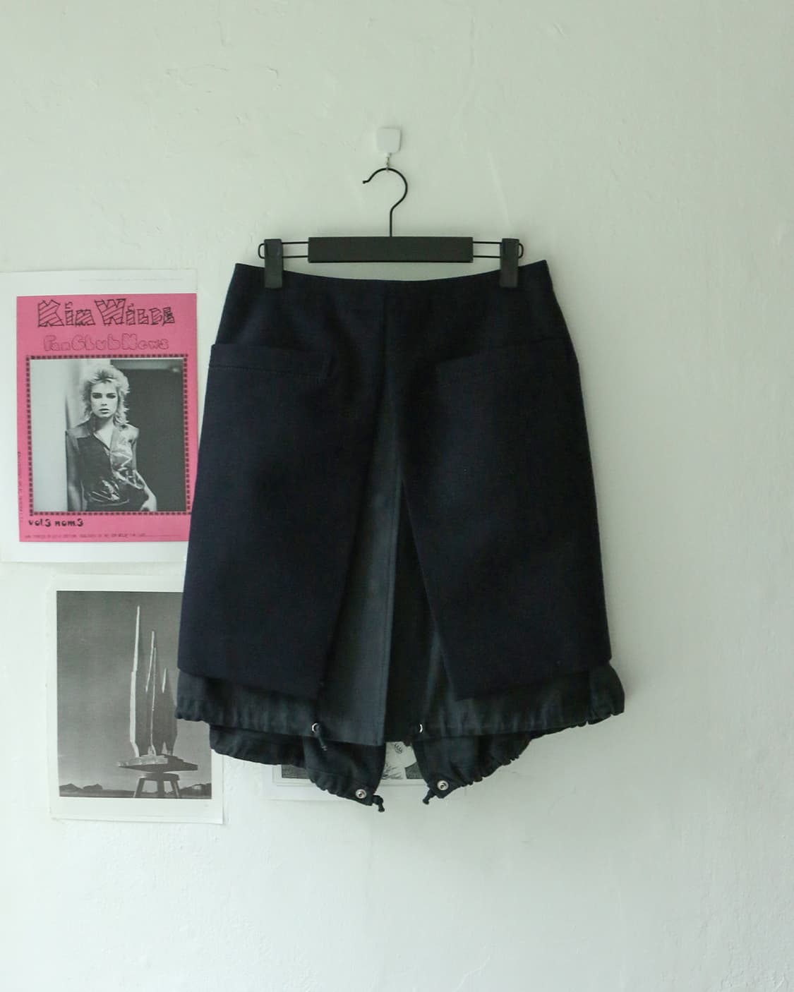 사카이 네이비 레이어드 스커트  상품이미지3