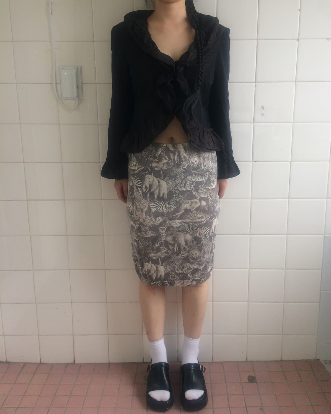 Glossy ruffle jacket 상품이미지7