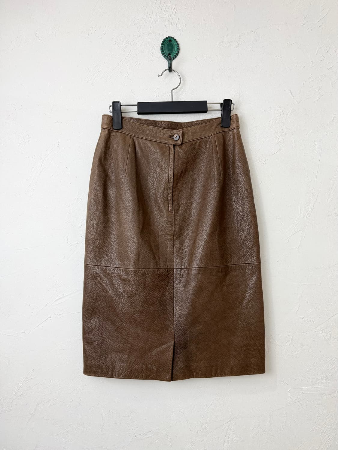 90s 발렌티노 레더 스커트 상품이미지1