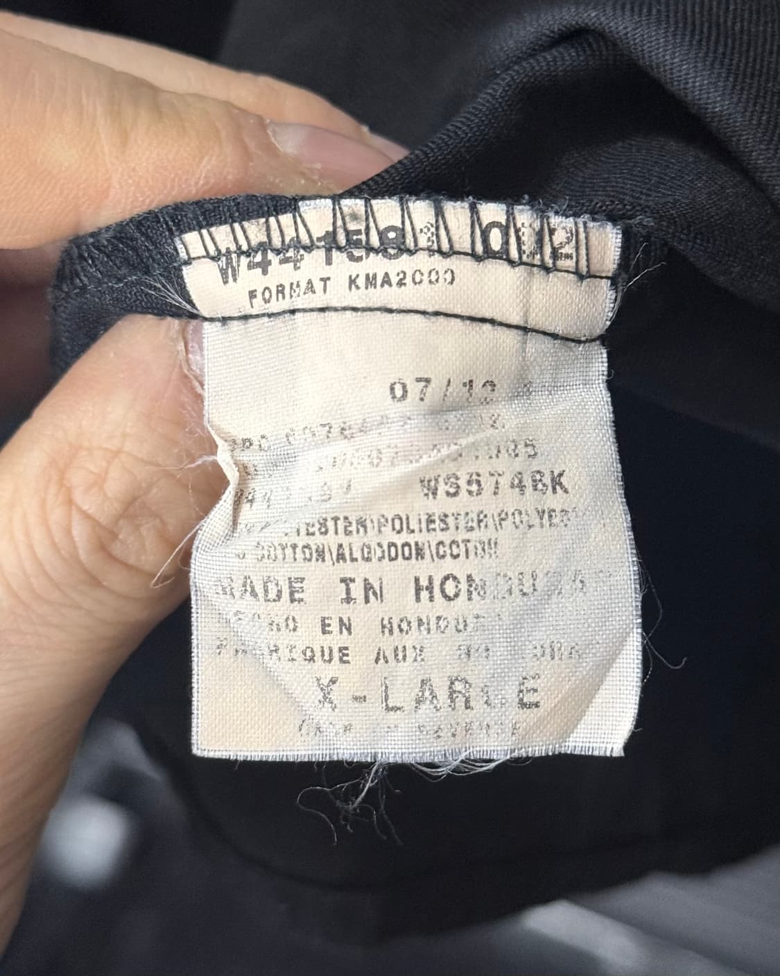 디키즈 패치 워크 셔츠 반팔 리사이클 블랙 XL 105 일본 아메카지 상품이미지7