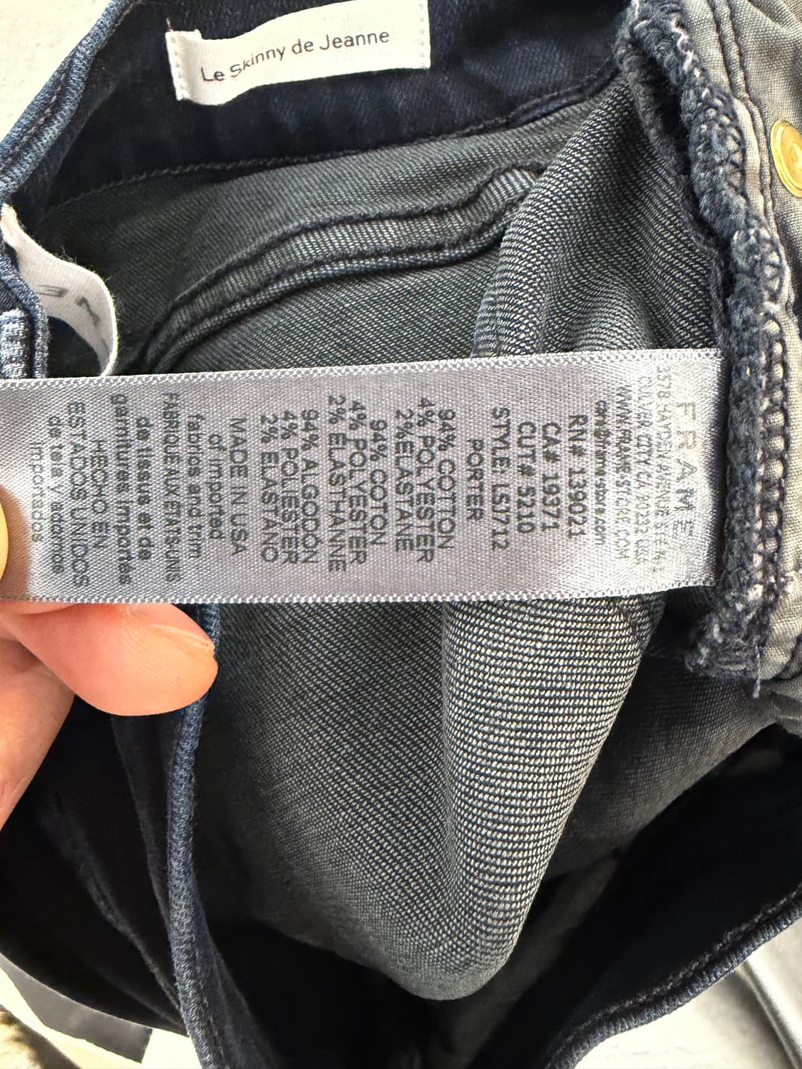 Frame le skinny de jeanne denim pants 25 상품이미지9