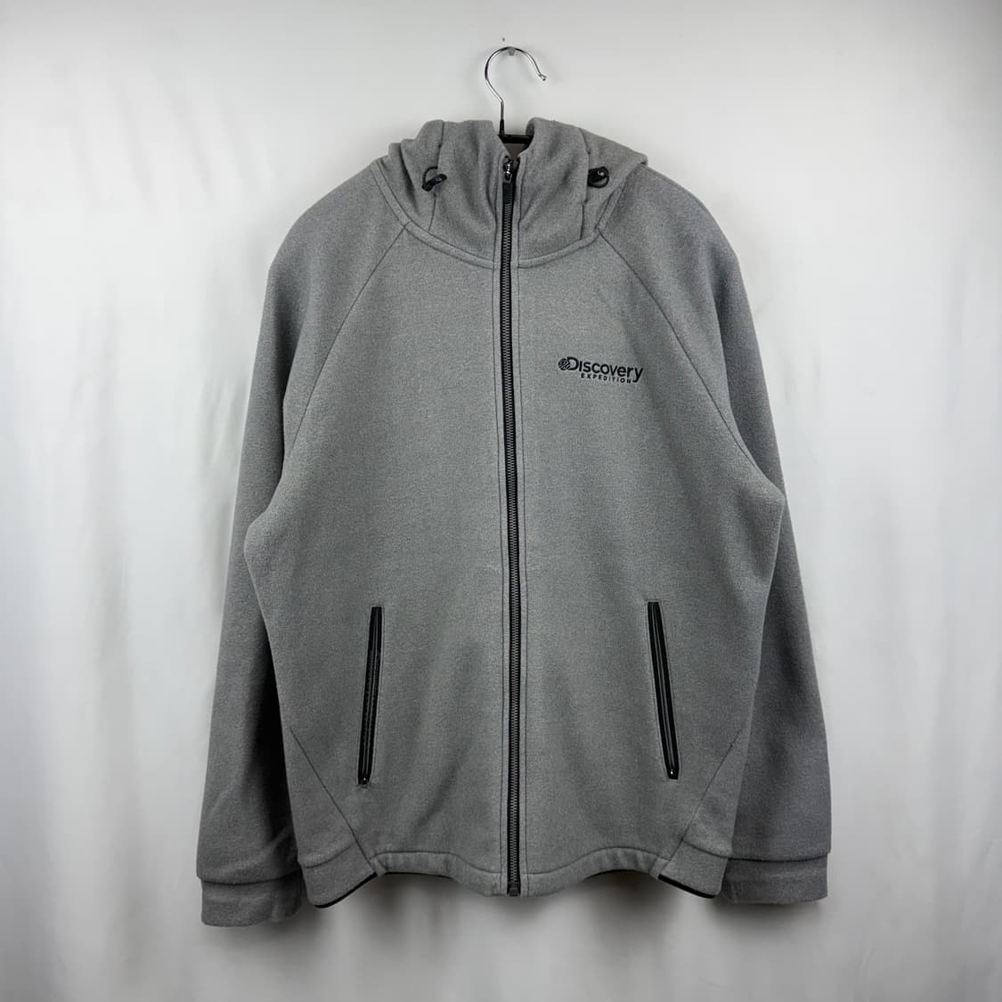 (95) 디스커버리 플리스 후드집업 그레이 상품이미지2