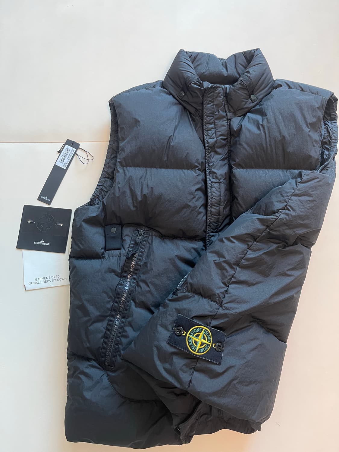 XL 스톤아일랜드 패딩조끼 블랙 상품이미지2