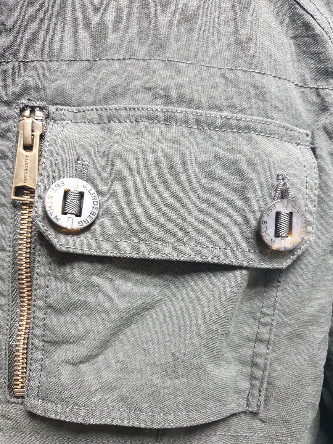 [L/100/정품] 린드버그 골프 야상자켓 카키 상품이미지3