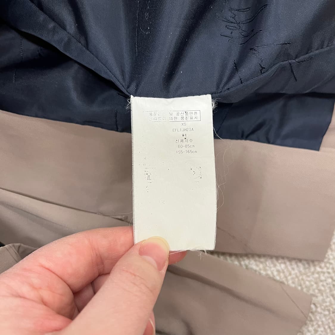 XS 타미힐피거 더블 트렌치코트 자켓 0223M1 상품이미지3