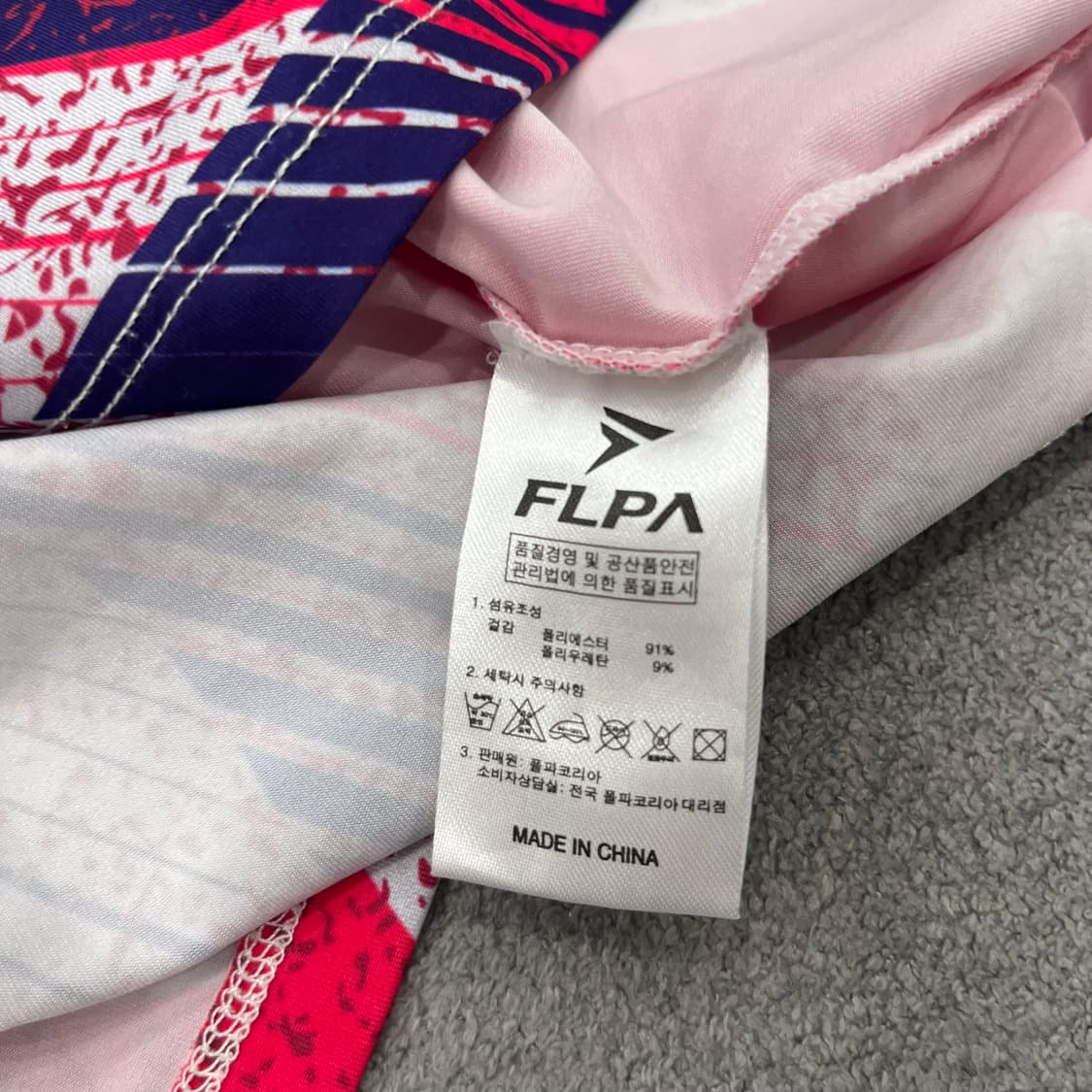 L FLPA 여성 배드민턴 기능성 반팔 티 상품이미지6