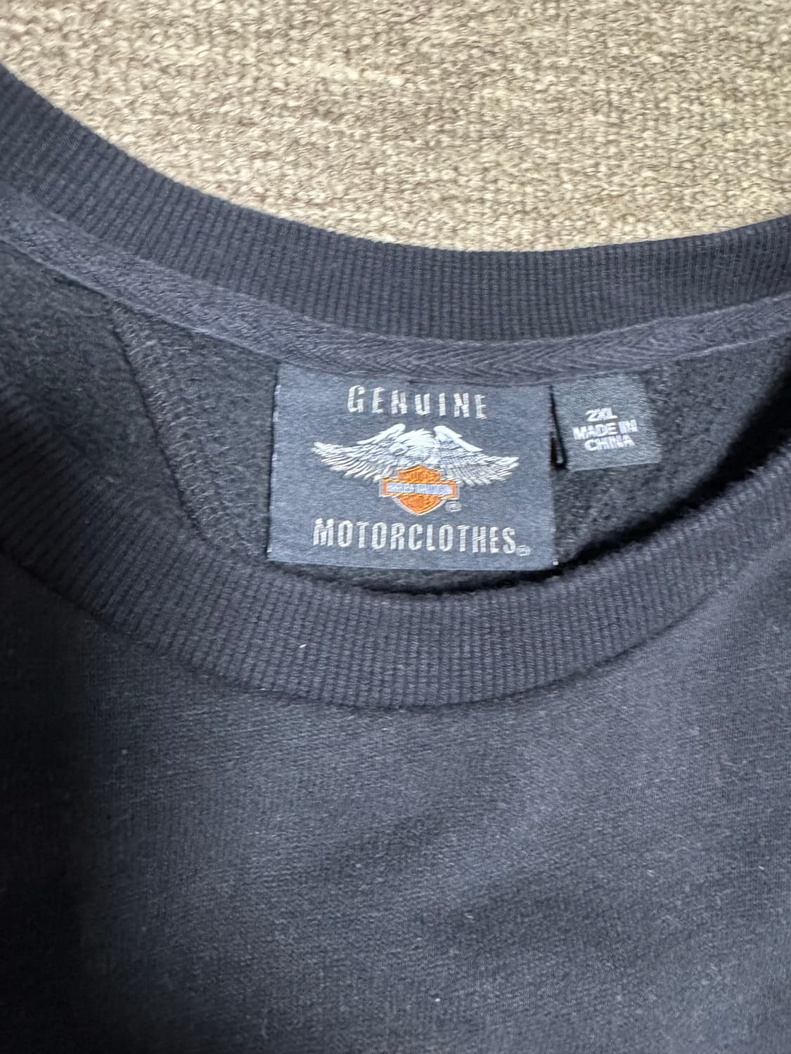 00’s 공식 정품 빈티지 할리데이비슨 프린팅 맨투맨 상품이미지3