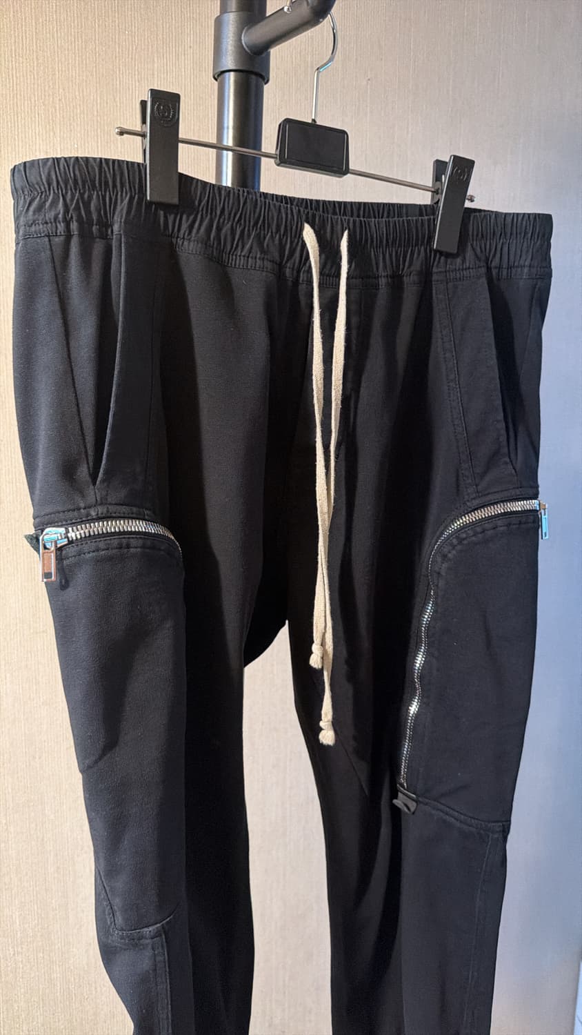 릭오웬스 블랙 포켓 조거팬츠 상품이미지5