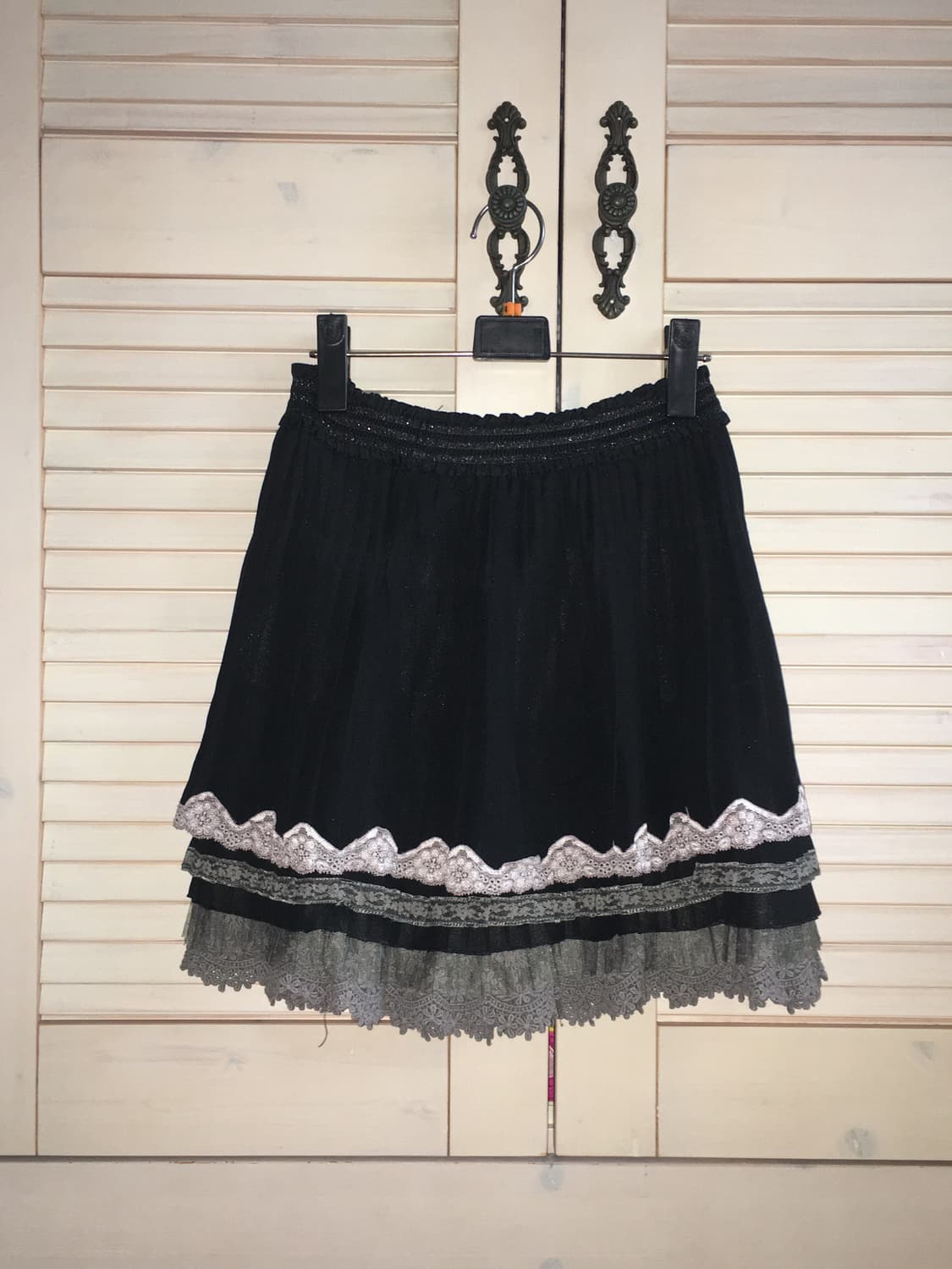 빈티지 엑시즈팜 레이스 프릴 스커트 리즈리사 라떼갸루 히메갸루 트랄라라 상품이미지1