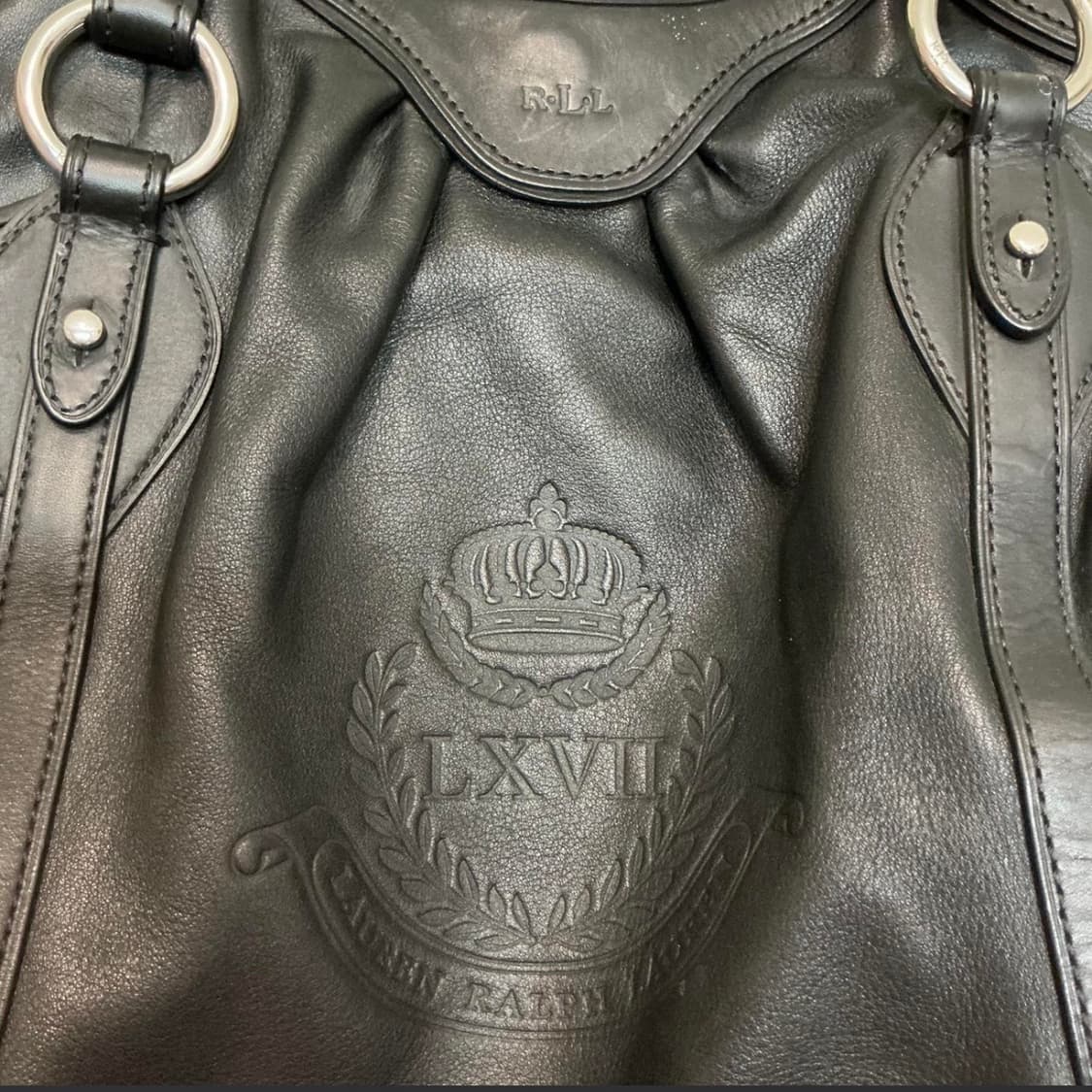 폴로 랄프로렌 빈티지 레더 숄더백 상품이미지2