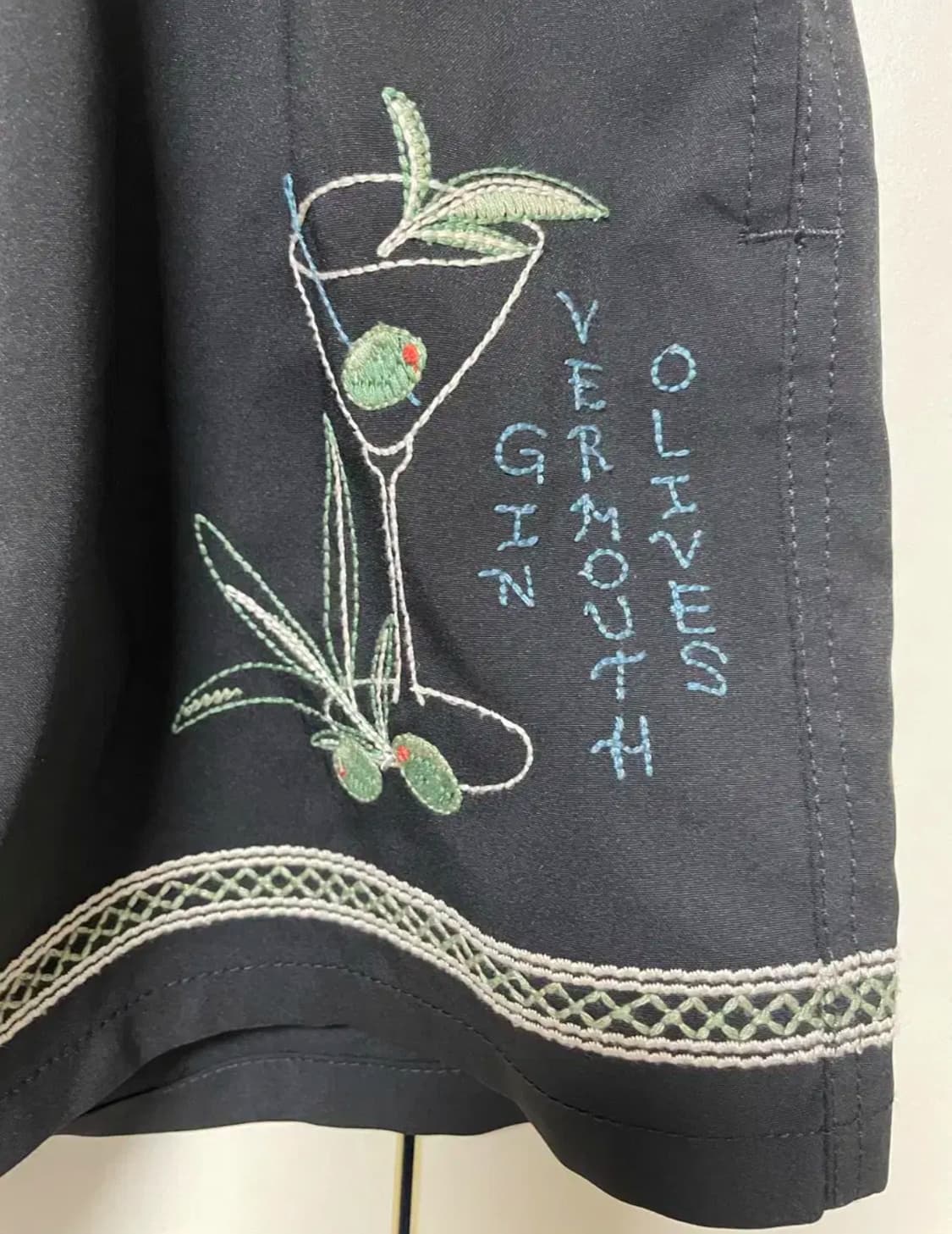 아베크롬비 남성 스트레치 자수 수영복 M 사이즈 상품이미지2