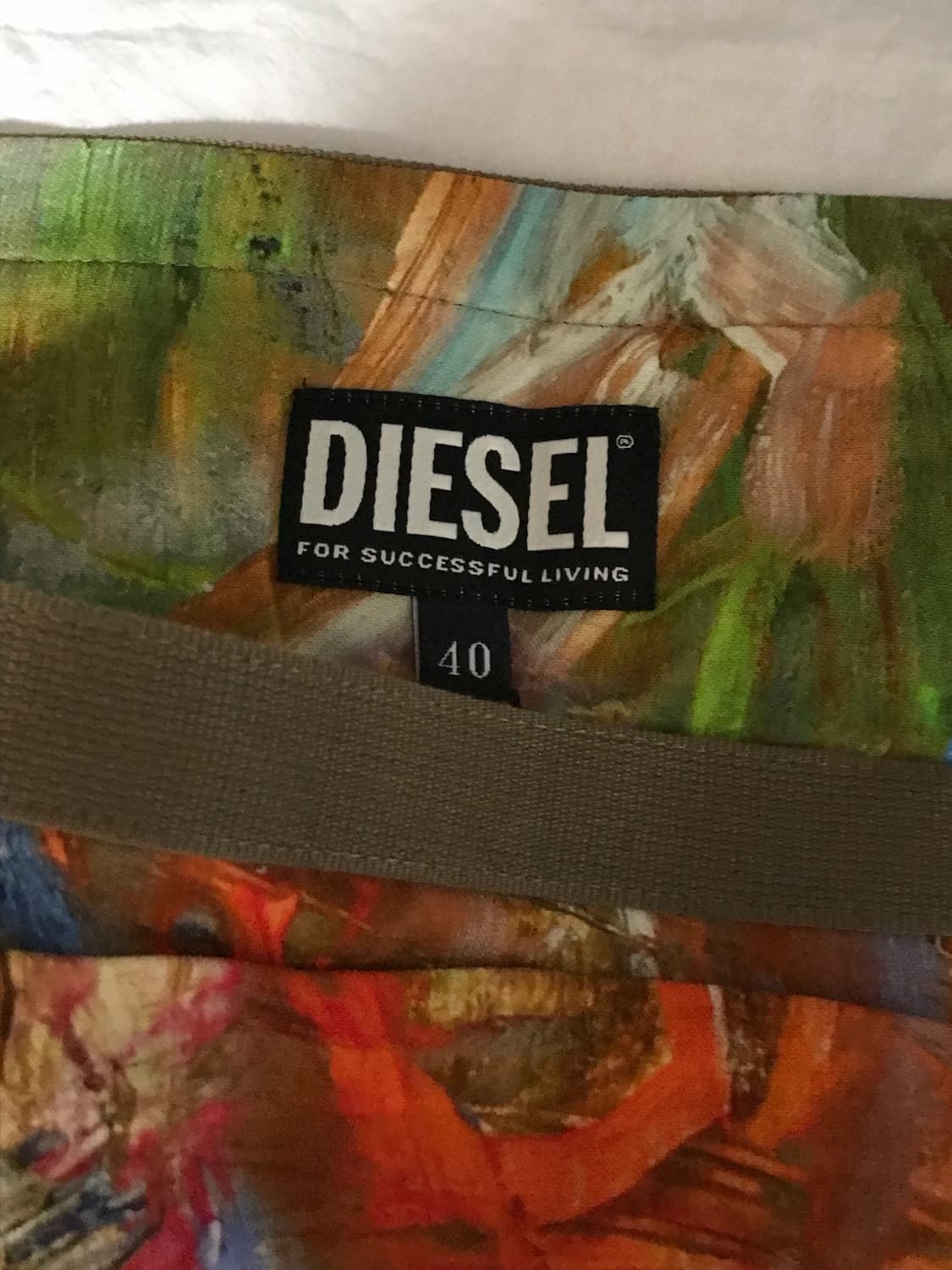 Diesel 디젤 프린트 드레이프 튜닉 탑 상품이미지2