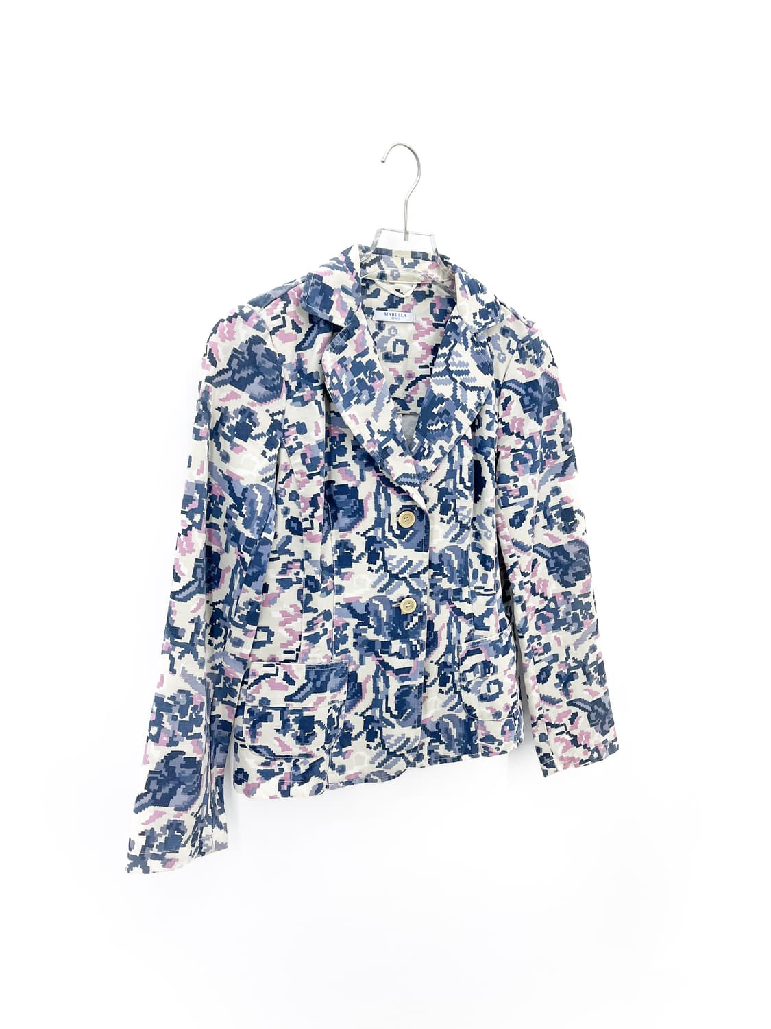 막스마라 마렐라 픽셀 플라워 코튼 자켓 상품이미지1