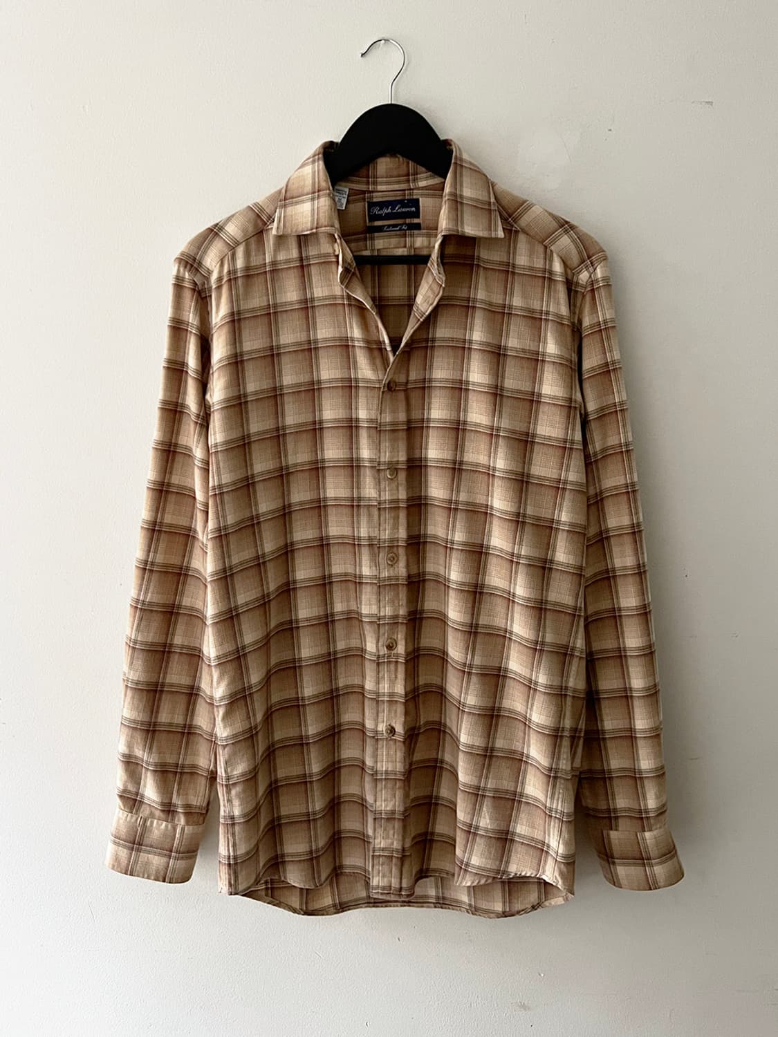 랄프 로렌 퍼플 라벨 플레이드 플란넬 셔츠 상품이미지1