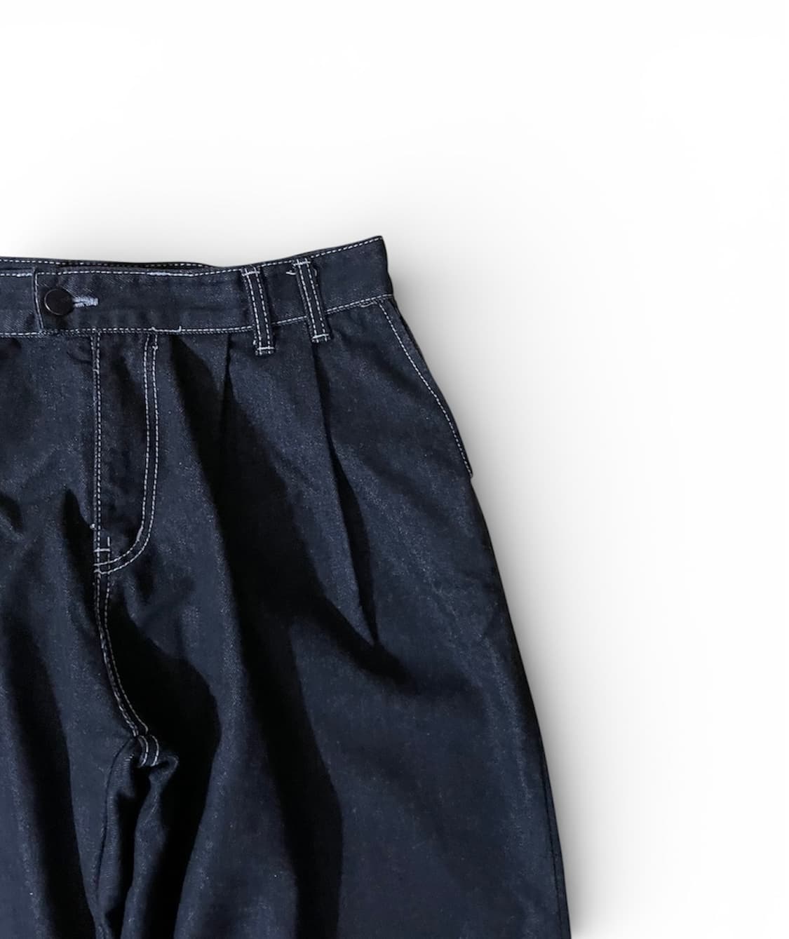 트리플엑스 스티치 와이드 데님팬츠 상품이미지5