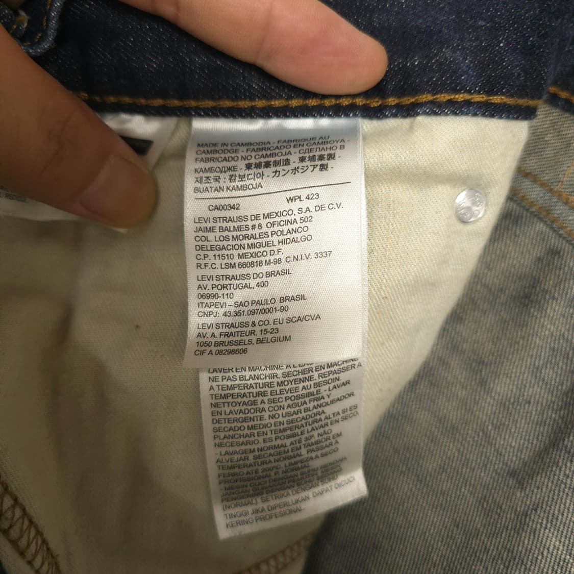 리바이스 Levis 505 레귤러 스트레이트 데님팬츠 W36 상품이미지8