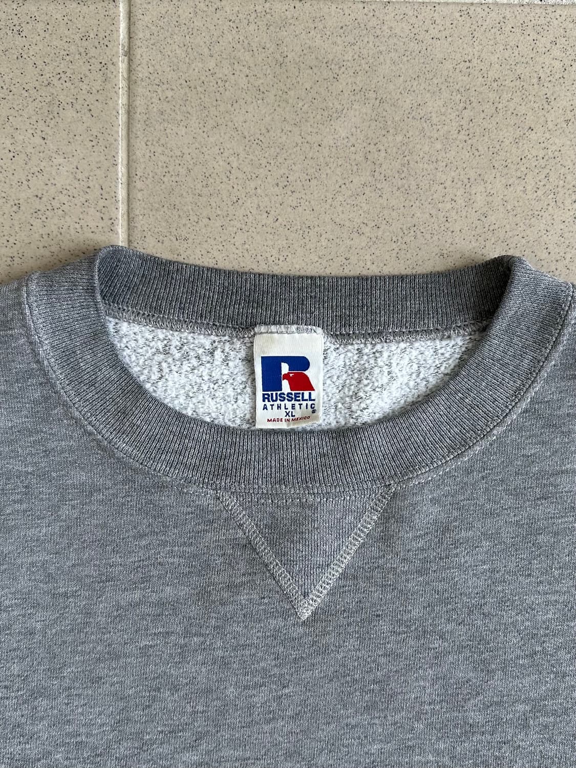 90s 빈티지 러셀 스웻셔츠 그레이 XL 상품이미지4