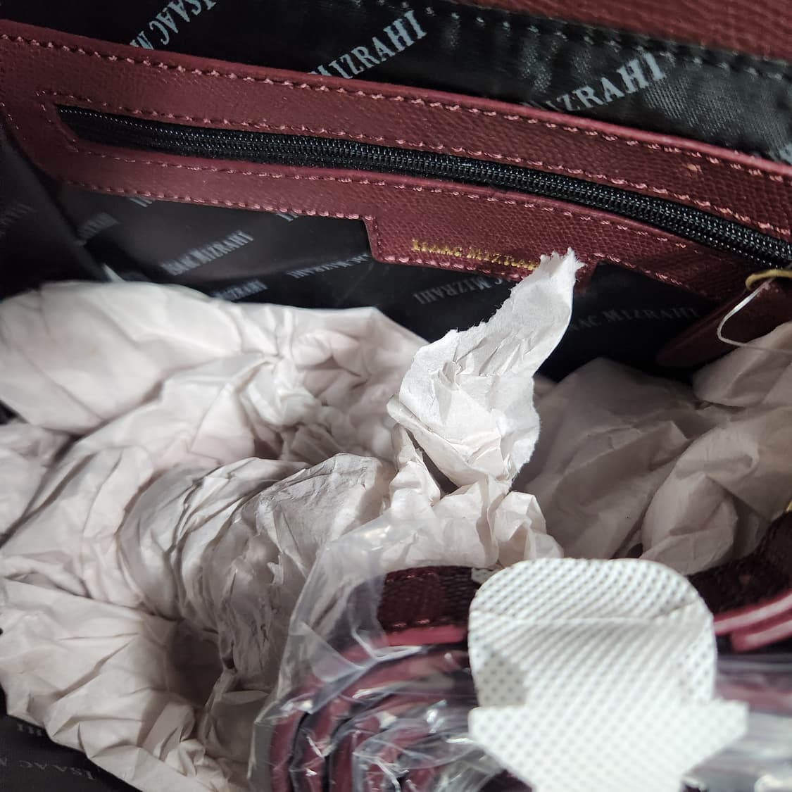 J463 Isaac Mizrahi 소가죽 토트백 가방
 상품이미지5