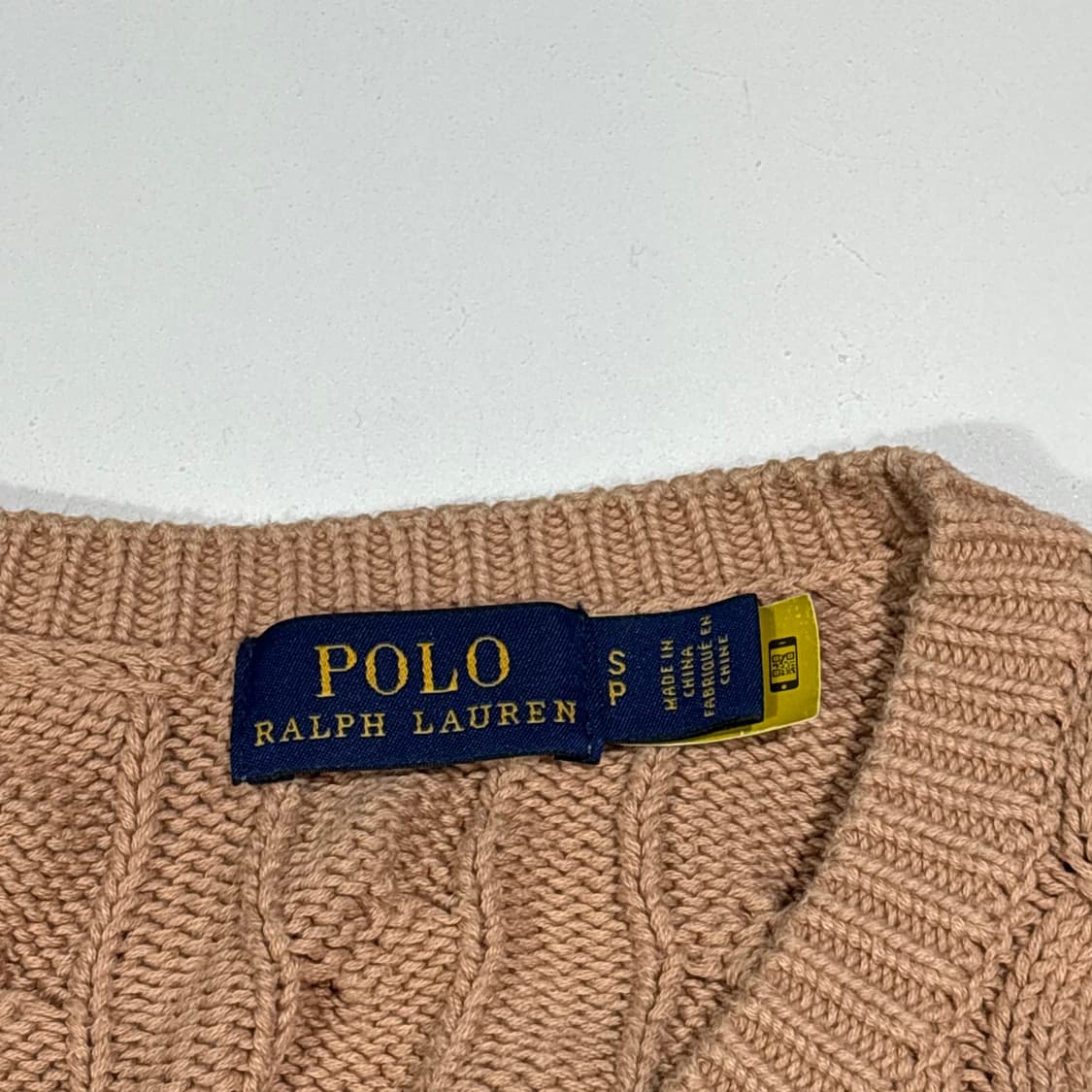 폴로랄프로렌 베이지 케이블 니트 가디건 상품이미지3