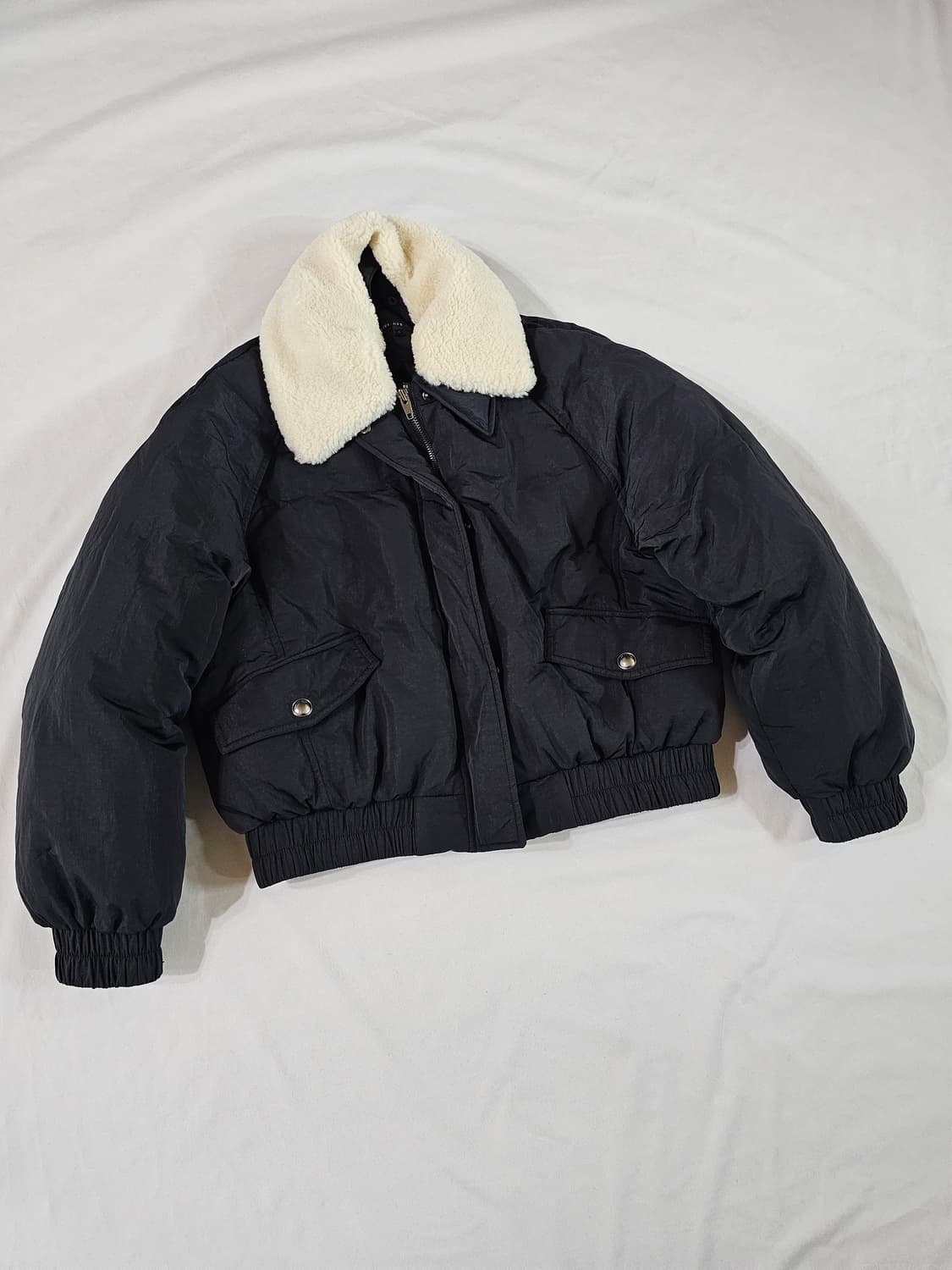 정가 498000) 올리브데올리브 퍼카라 구스 다운 점퍼 블루종 패딩 상품이미지6