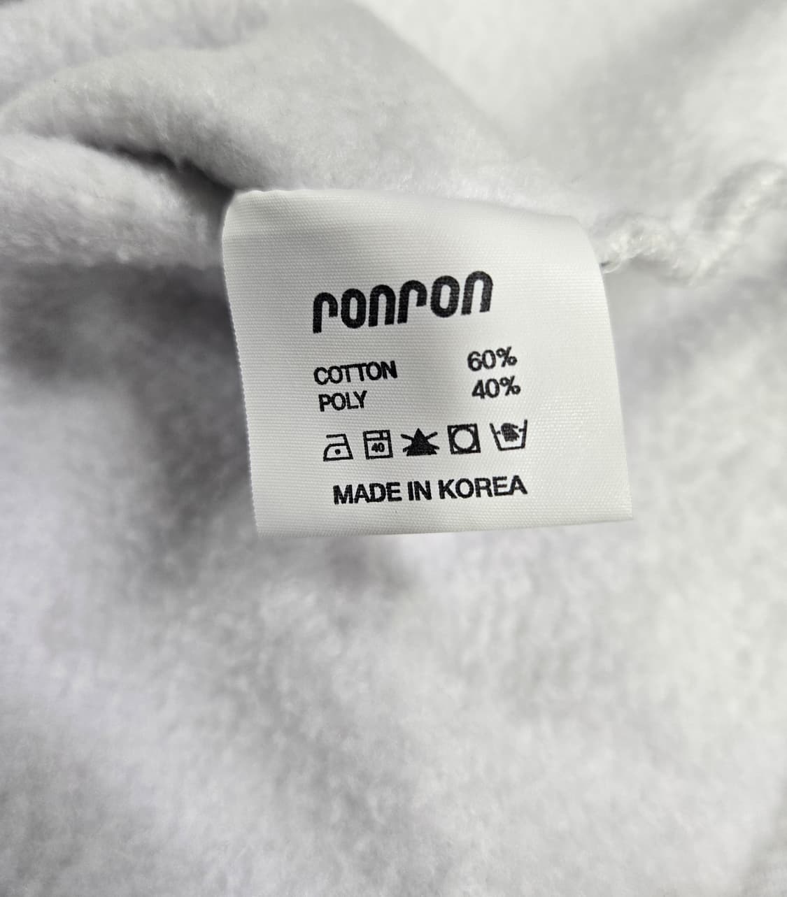 론론 기모 맨투맨 스웨트셔츠 L 상품이미지9