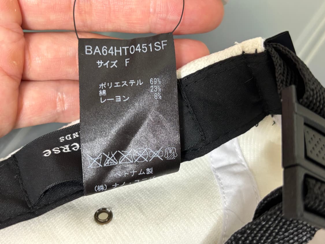 일본 나노유니버스 캠프캡 모자 미사용 상품이미지8